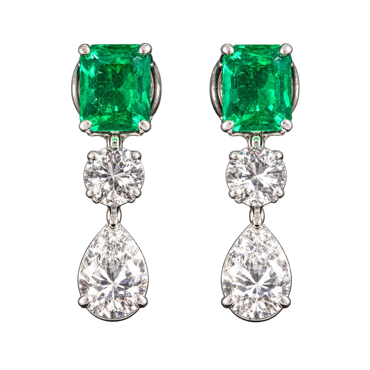 Emerald Pear Drops