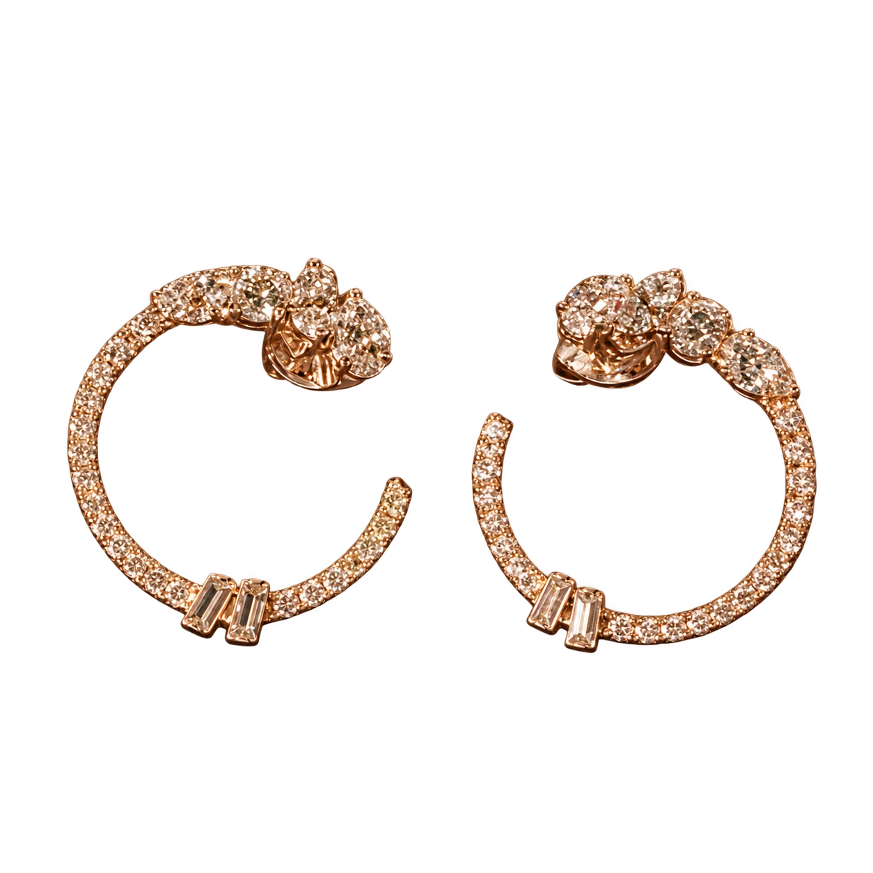 Open Pavé Hoops